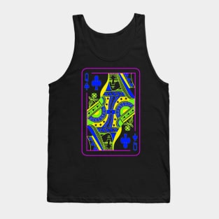 Queen of Clubs Bright Mode Tank Top